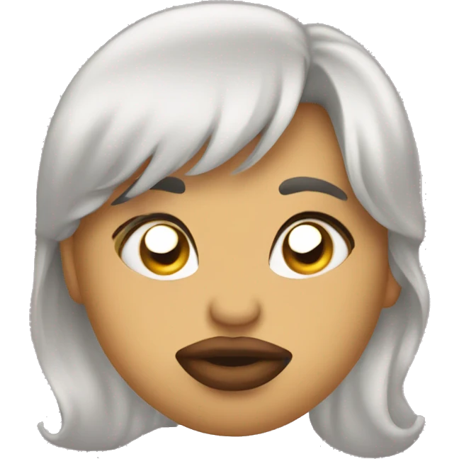 Kissy lips emoji
