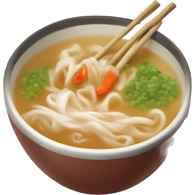 Hot chinese soup emoji