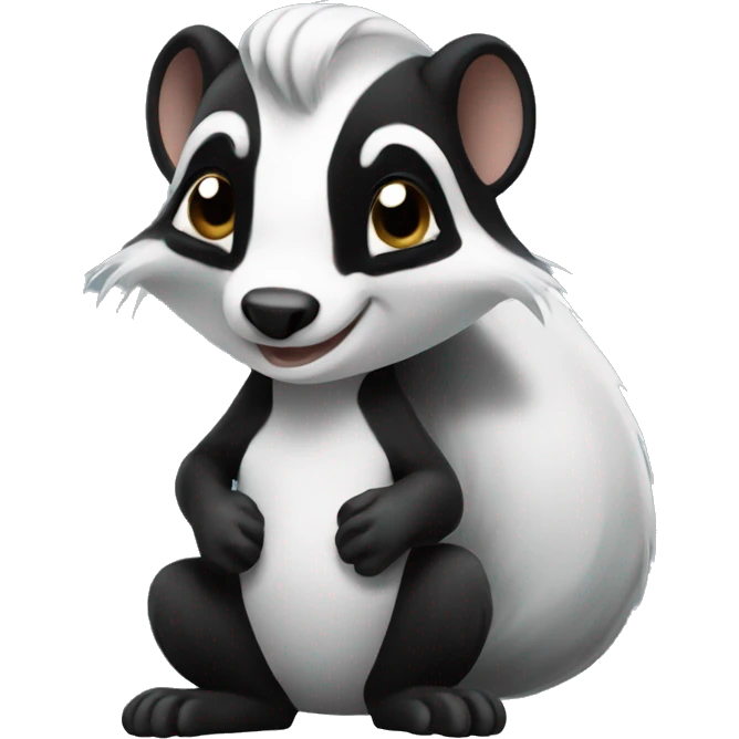 Skunk Skibidi  emoji