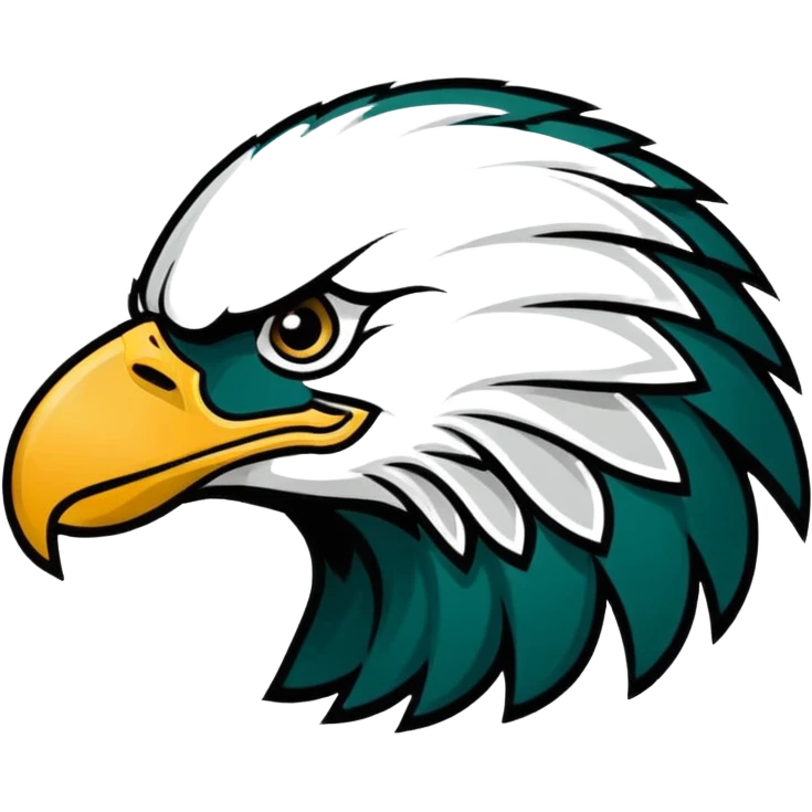 Philidelphia Eagles Logo American football emoji