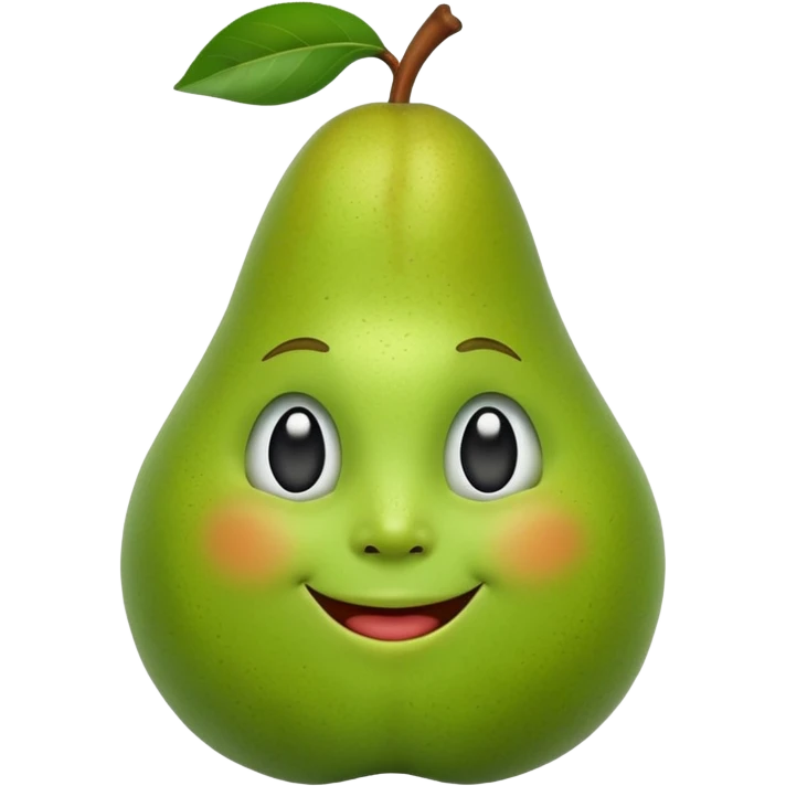 birne mit gesicht emoji