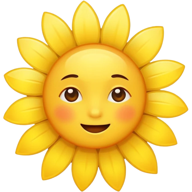 Sunshine emoji