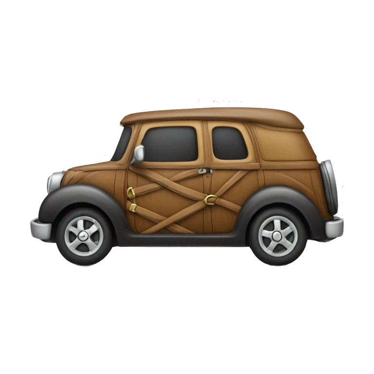 Car wearing lederhosen  emoji