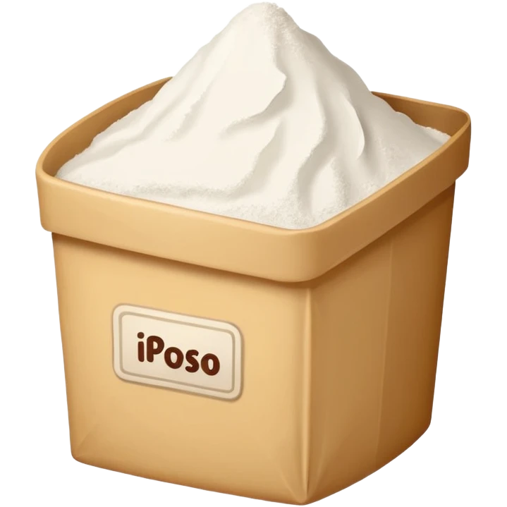 a paquet of flour emoji