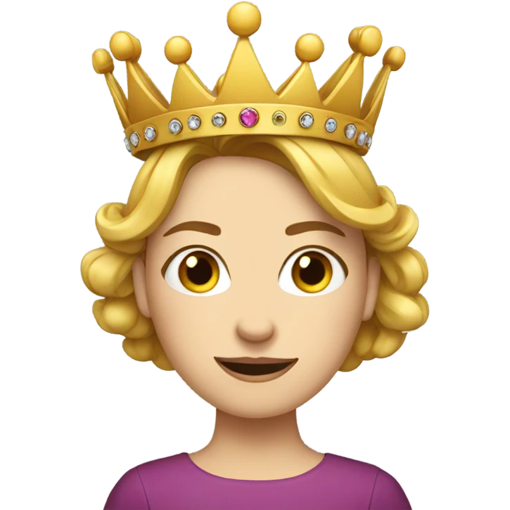 Anna pressman with a crown  emoji