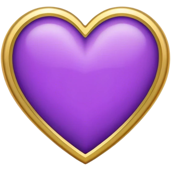 purple heart  emoji