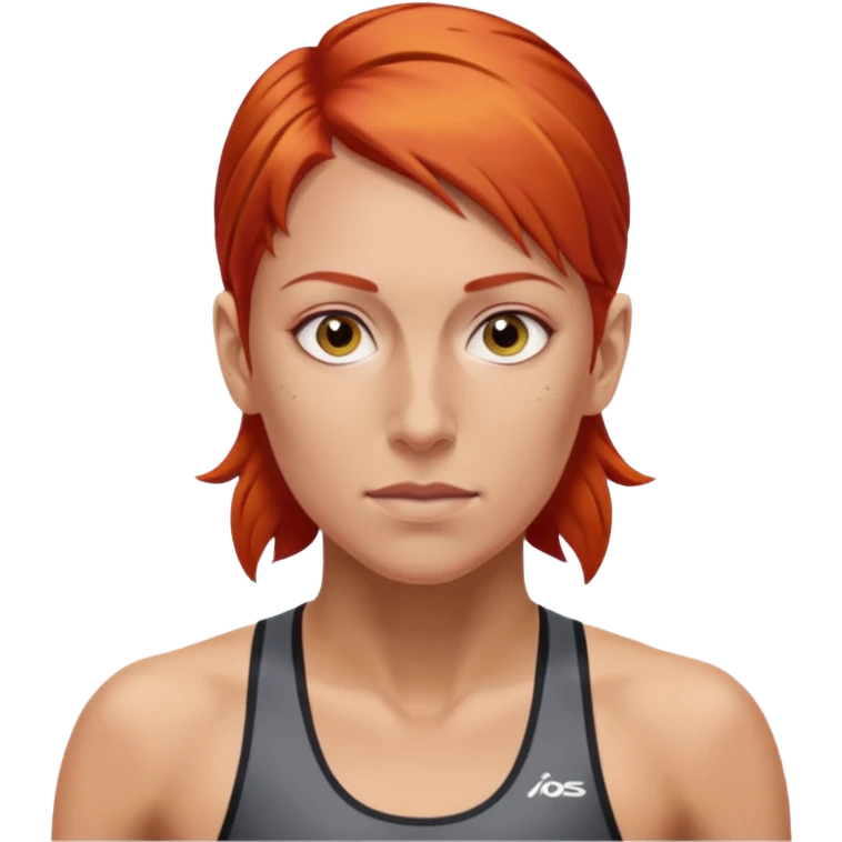 Triathlon Mhairi red hair emoji