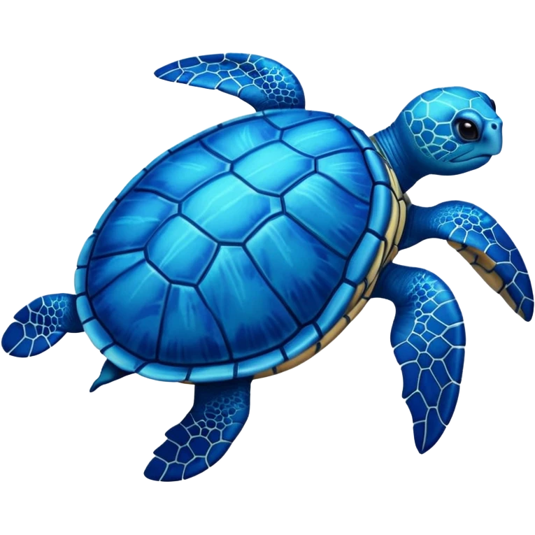 Bleu turtle  emoji