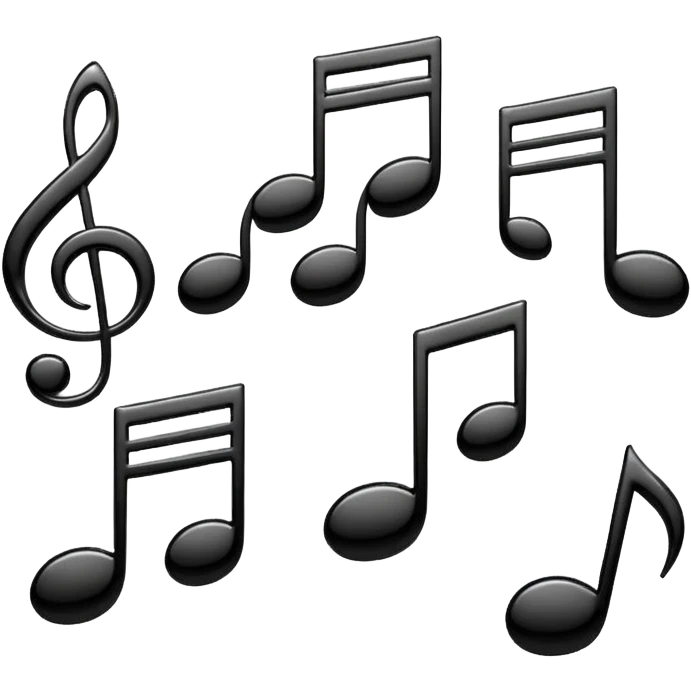 notas musicales emoji