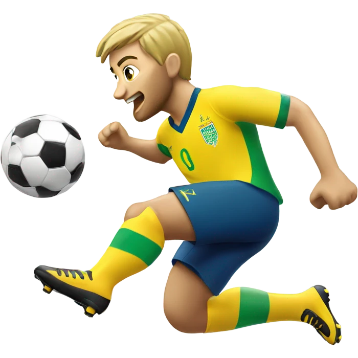 Maxwell scoring a goal at World Cup emoji
