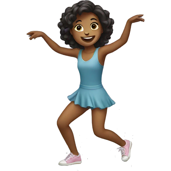Girl dancing emoji