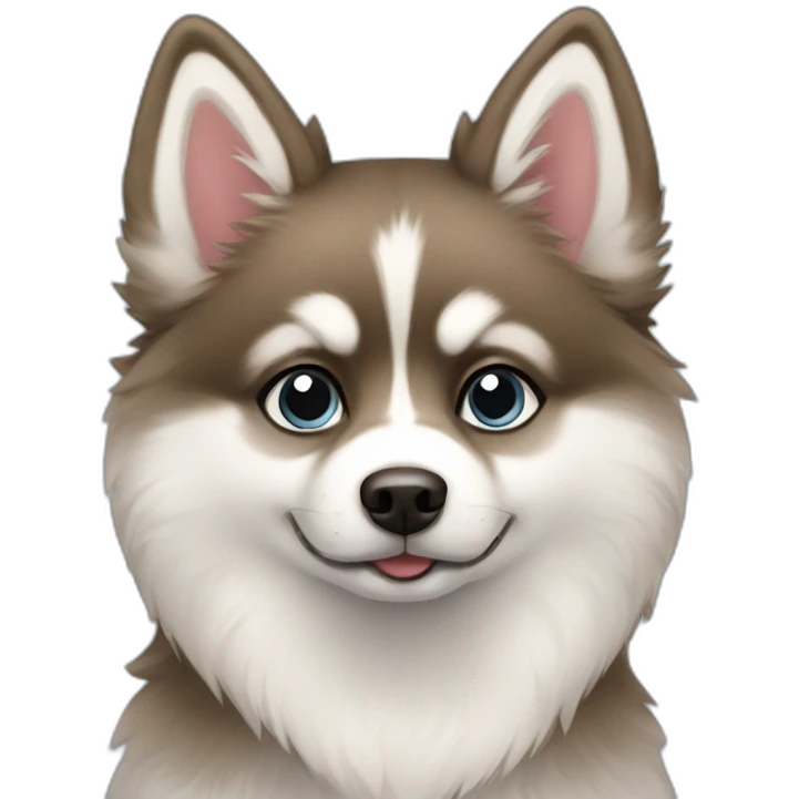 Pomsky emoji