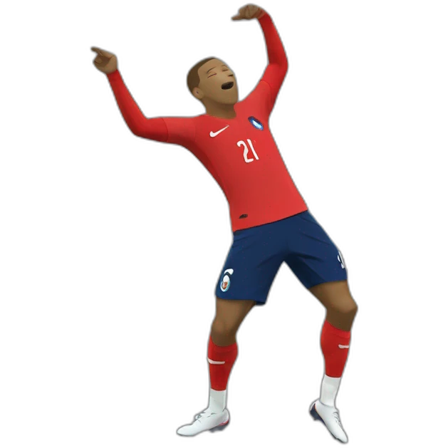 Mbappé dab emoji