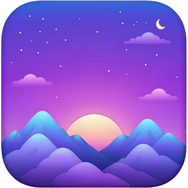 sky in purple emoji