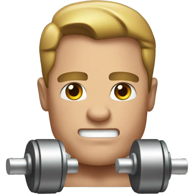 arnold with dumbbell emoji