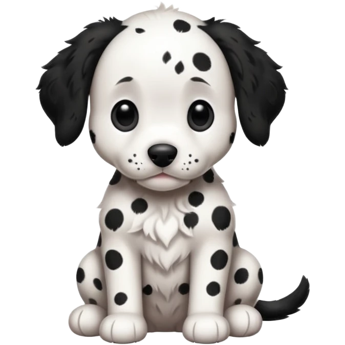 a dolmatin puppy emoji