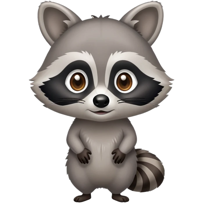 Raccoon whith fuck emoji