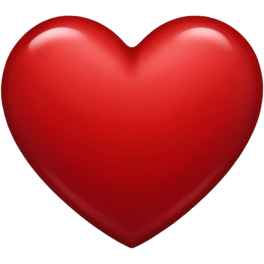 Dark red heart  emoji
