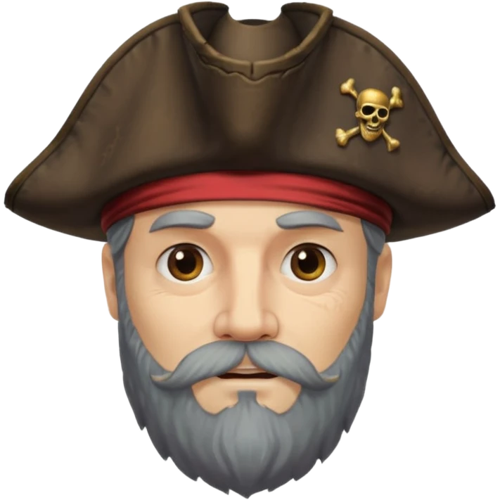 pirate captain bearded emoji