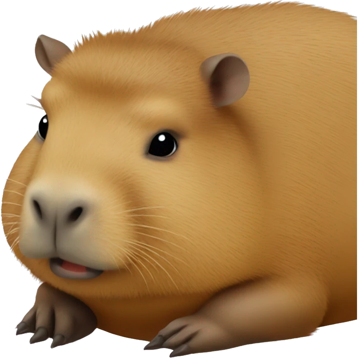 Fat baby capybara emoji