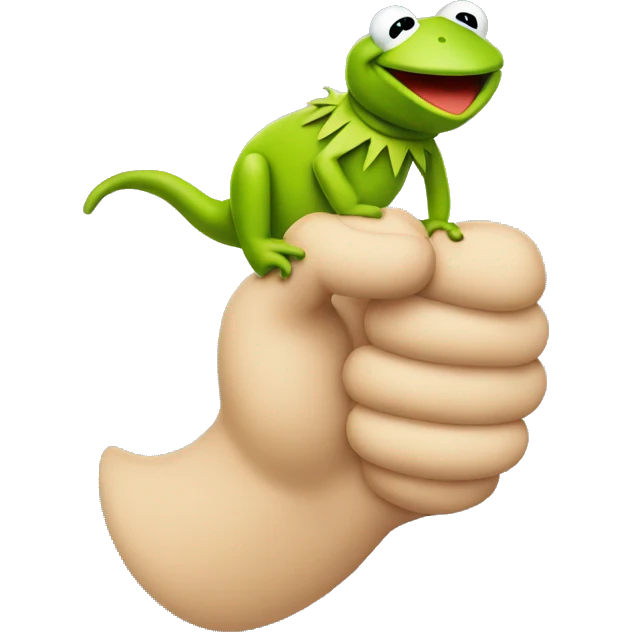 Kermit thumbs up emoji
