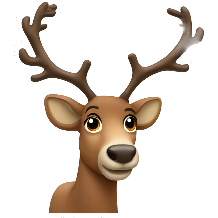 reindeer  emoji