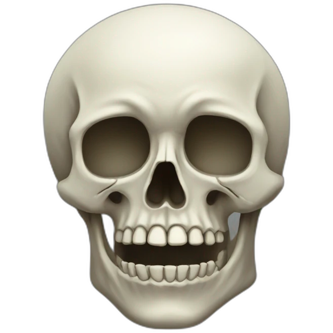 Tete de mort emoji