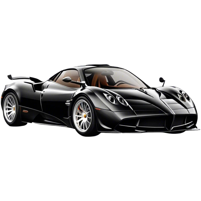 Pagani Huayra - Pagani (Model Year: 2022) (Iconic colour: Black) emoji