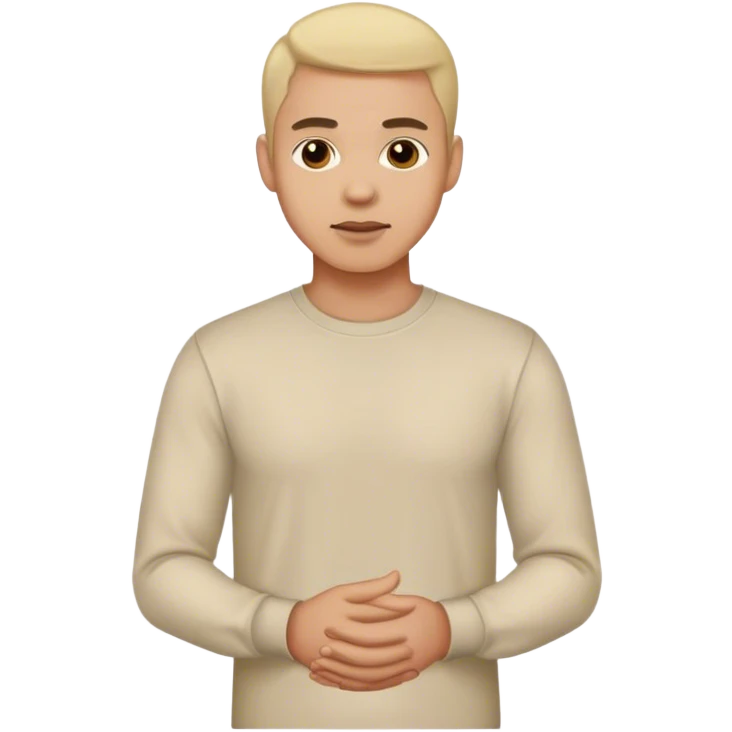 man standing full body long sleeve shirt emoji