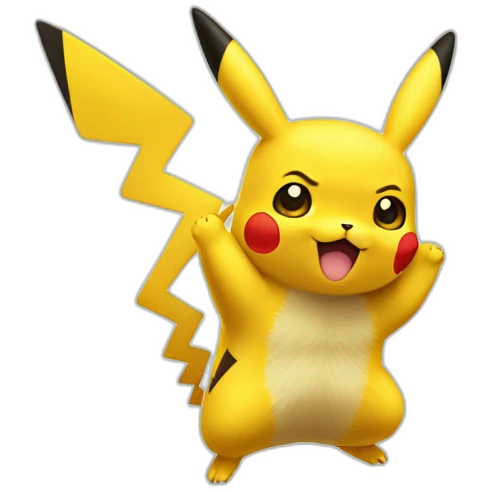 Pikachu qui fait un pouce emoji