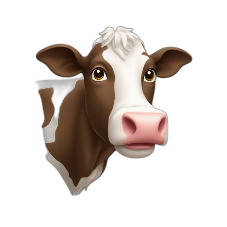 Une vache qui vole emoji