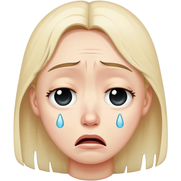sad crying pleading face emoji