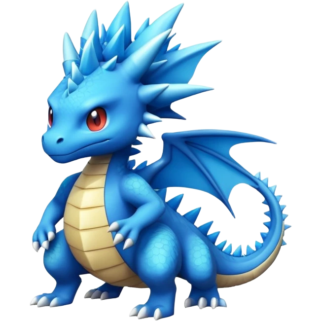 Fraxure (full body) emoji