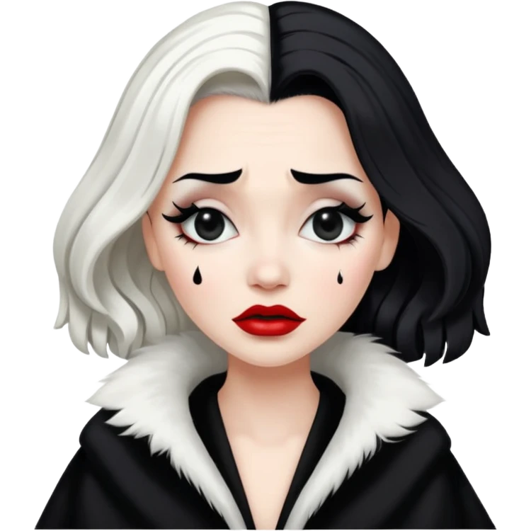 Cruella de vi crying emoji