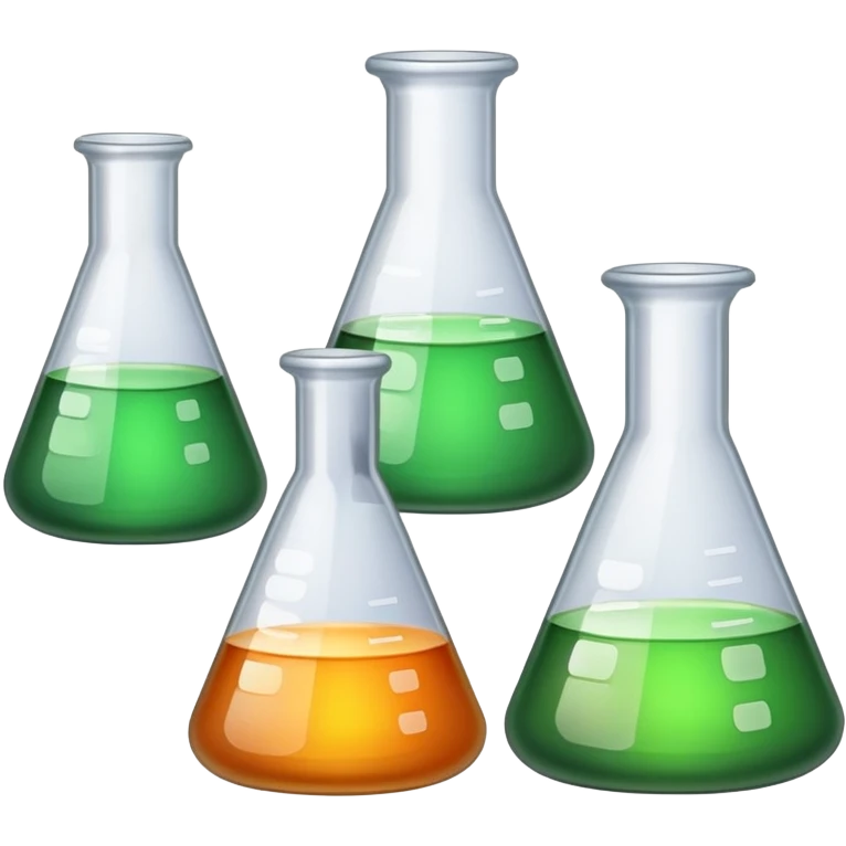 elaborate alchemy chemistry beaker set emoji