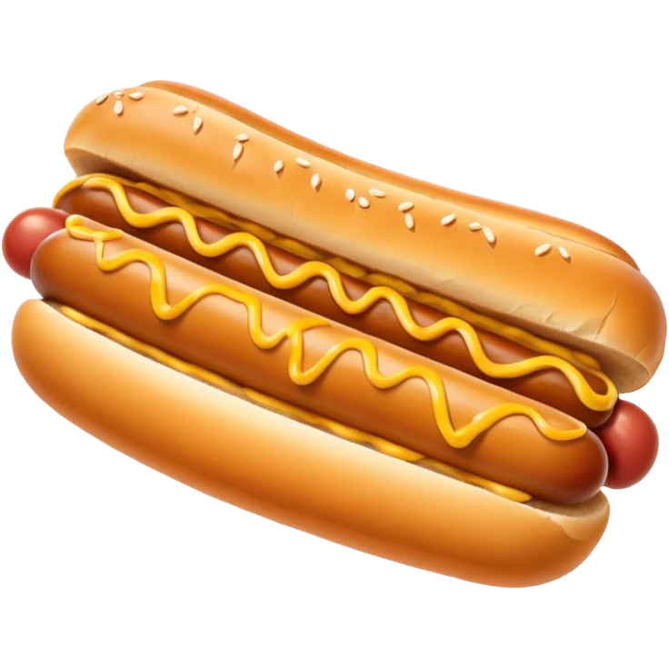 Hot dog emoji