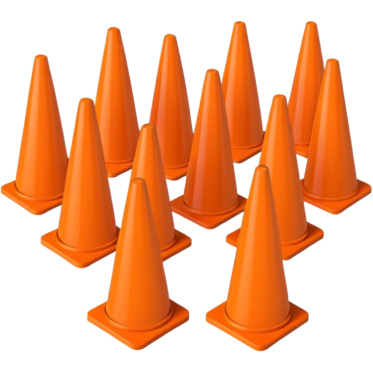 Cone markers
 emoji