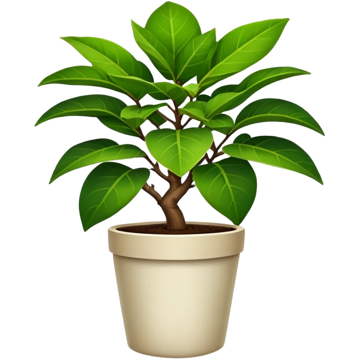 Ficus plant emoji