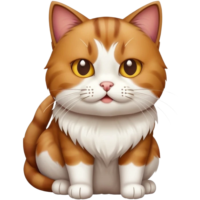 Cat Taking a shit emoji