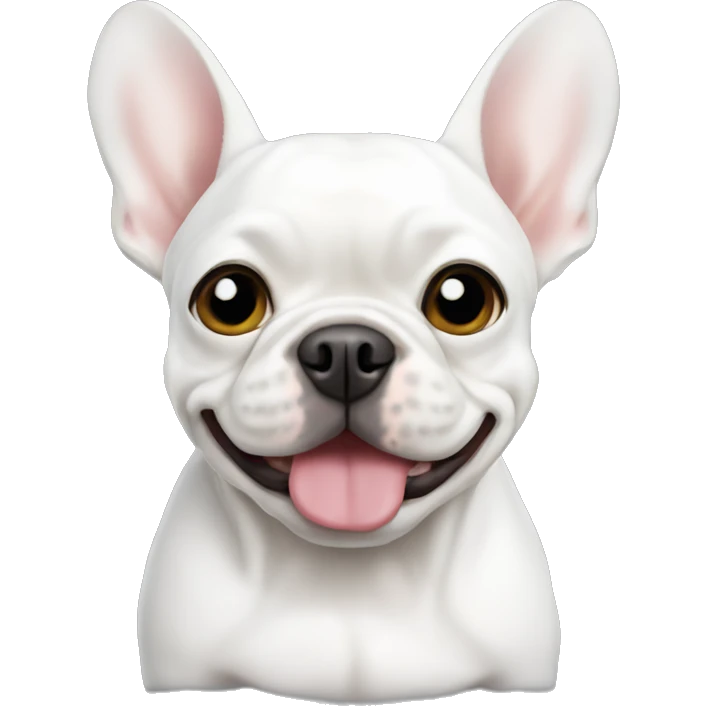 White Frenchie  emoji
