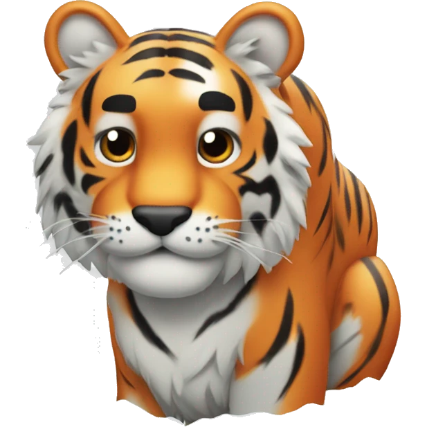 Tiger carotte snow emoji
