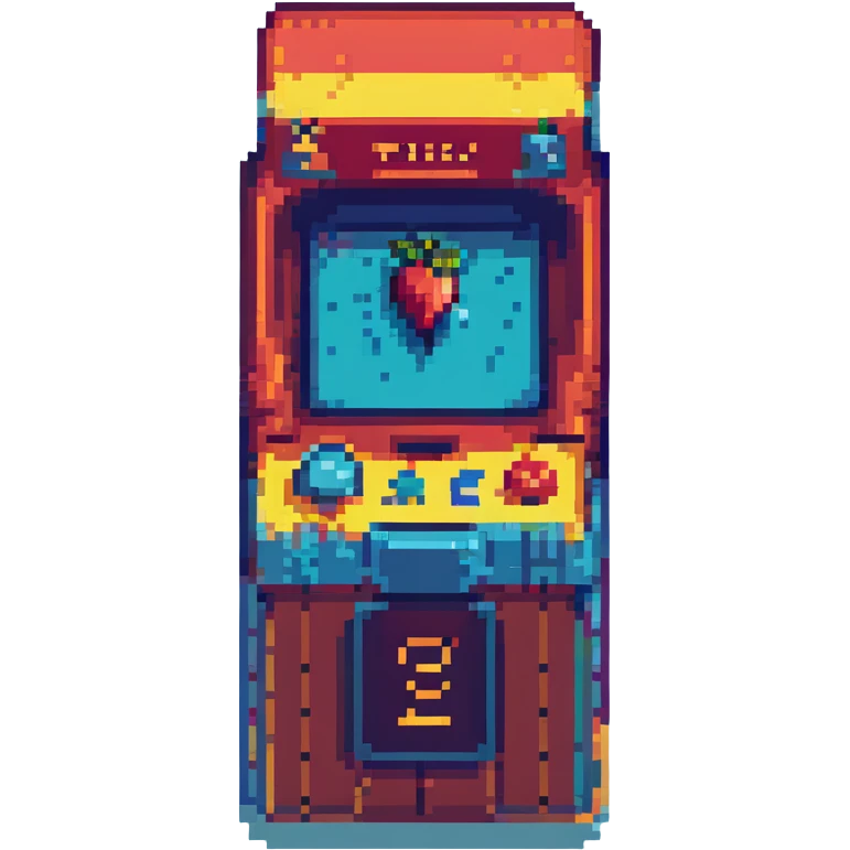 the words 'MARK SINIESTRO' in pixel art, blocky 8-bit style, classic arcade game look emoji
