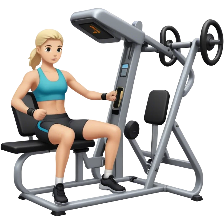 how to use abductor-machine gym emoji