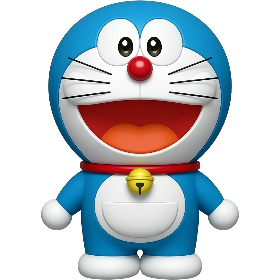 Doremon emoji 1cm long emoji