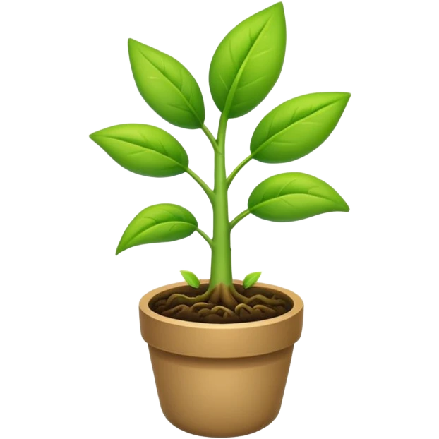 Plant growting emoji