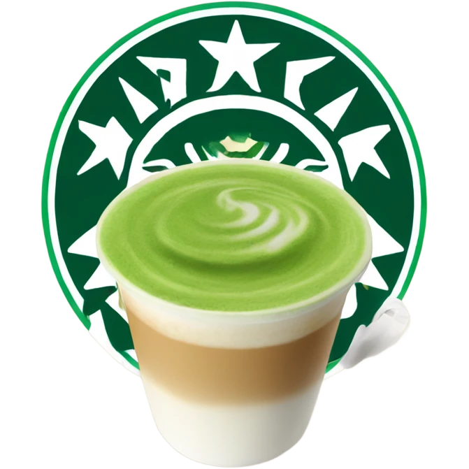 starbuck matcha latte emoji
