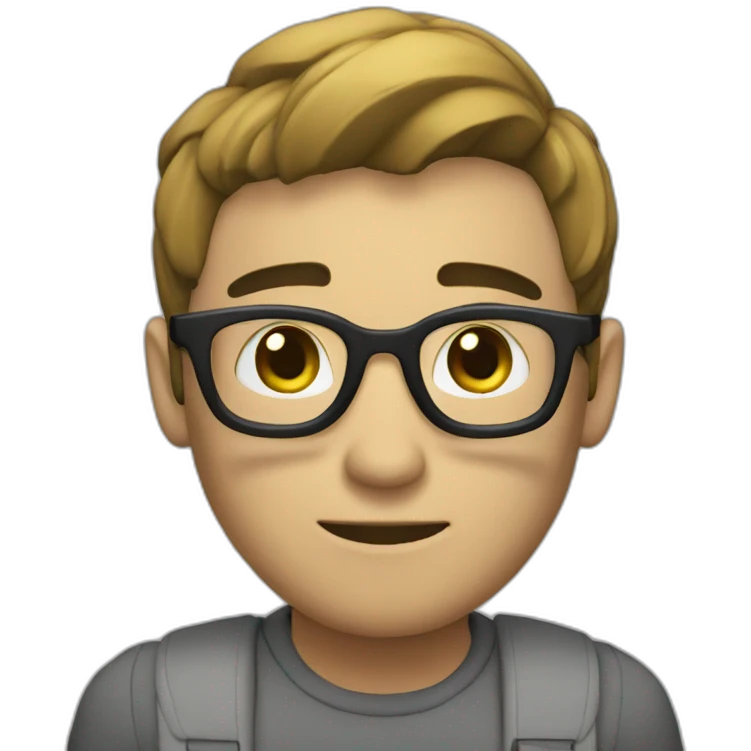 persona leyendo emoji