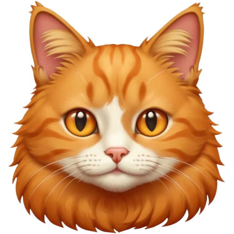 A good -natured cat emoji