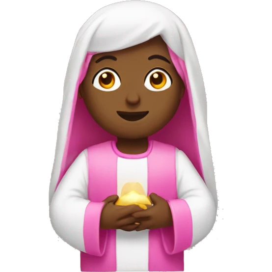 Pink nativity   emoji