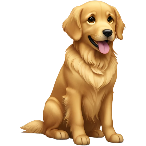 Golden retriever  emoji